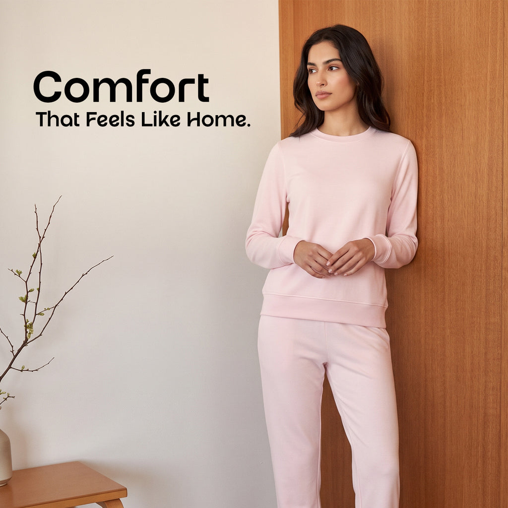 Cavynd Women's Winter Lounge Set – Primerose Pink
