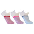CAVYND WLK Women's Training Secret Socks – Blue, Maroon & Lavender (Pack of 3)