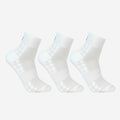CAVYND RUN Men's Performance Ankle Socks – White (Pack of 3)